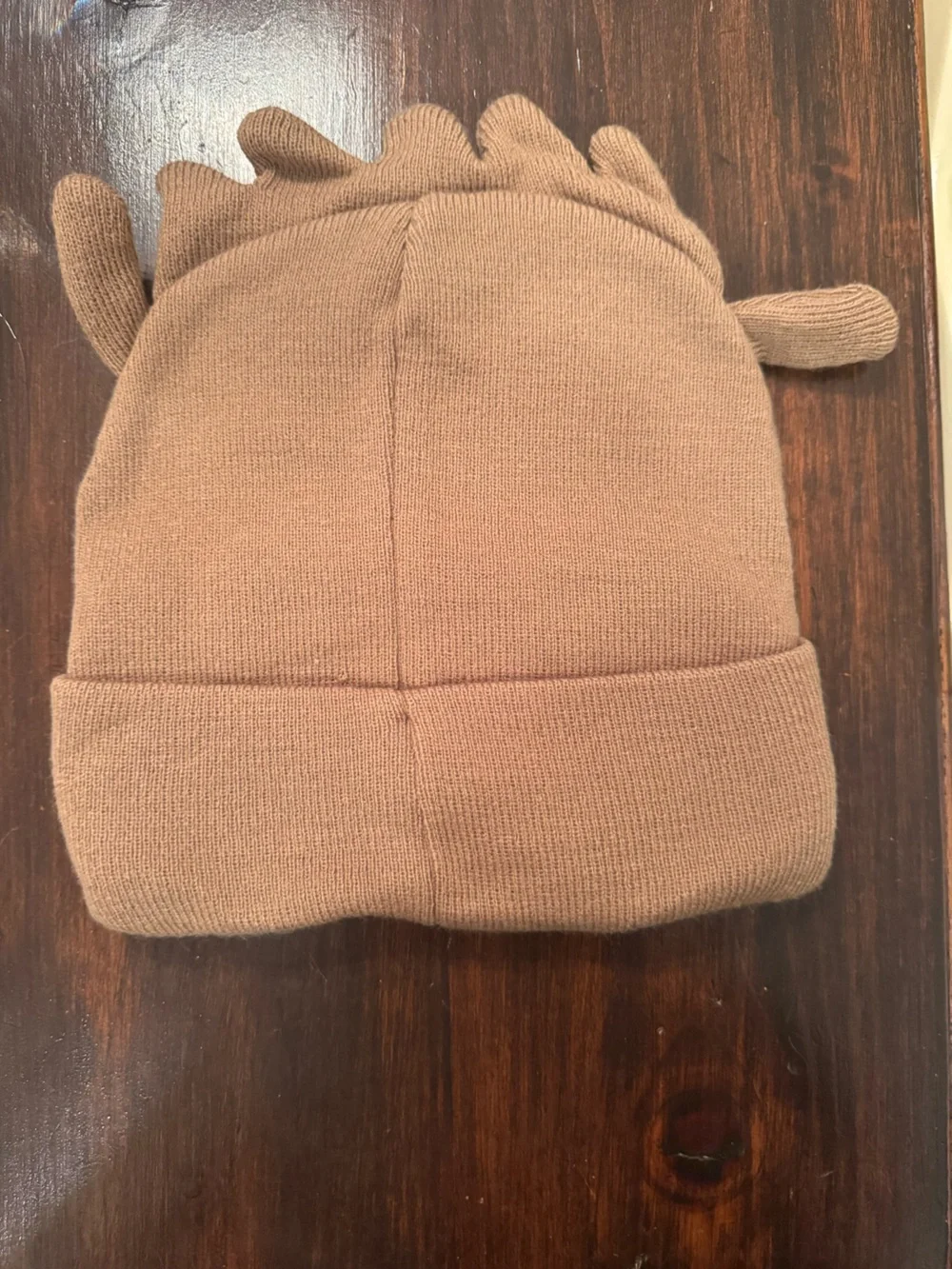 Regular Show Rigby Face Cuff Beanie Hat Cartoon Network Brown Character